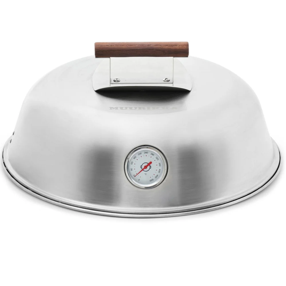 Muurikka Lock med termometer, rustfritt, 58 cm v:3323850