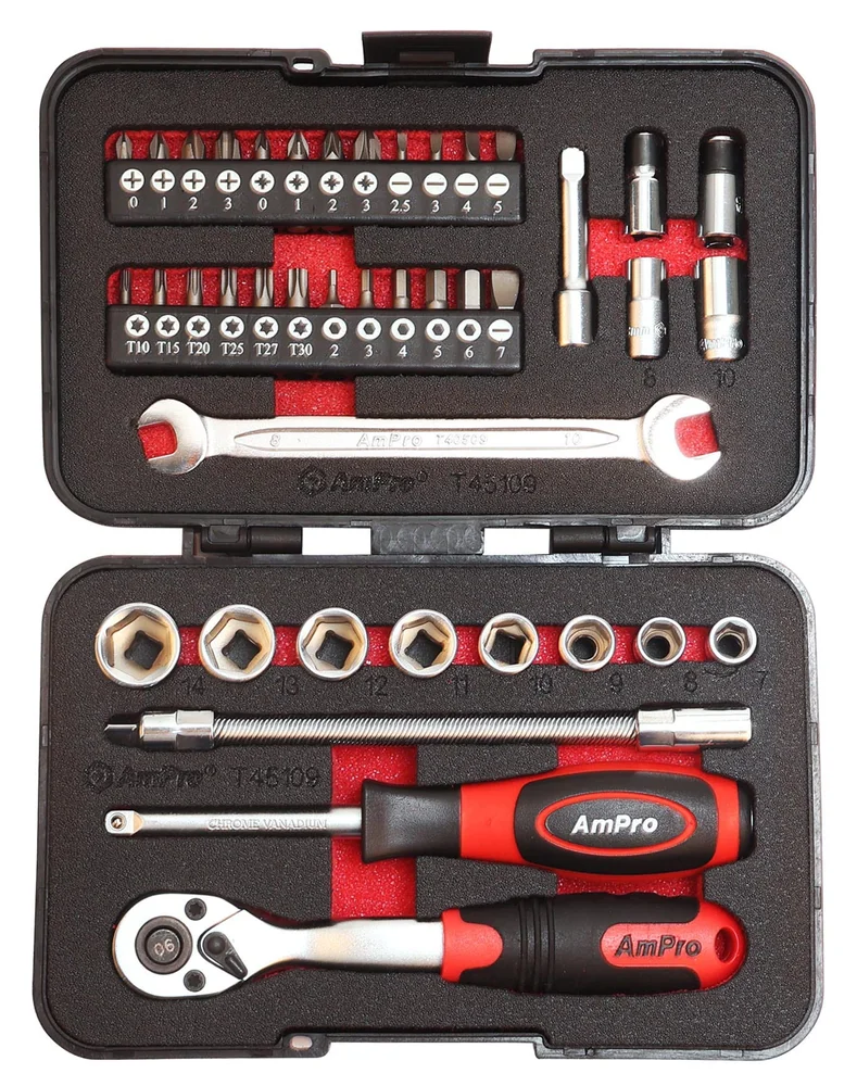 AMPRO PIPE- OG BITSSETT 1/4" 42 DEL v:4810939 AMPRO PIPE- OG BITSSETT 1/4" 42 DEL v:4810939