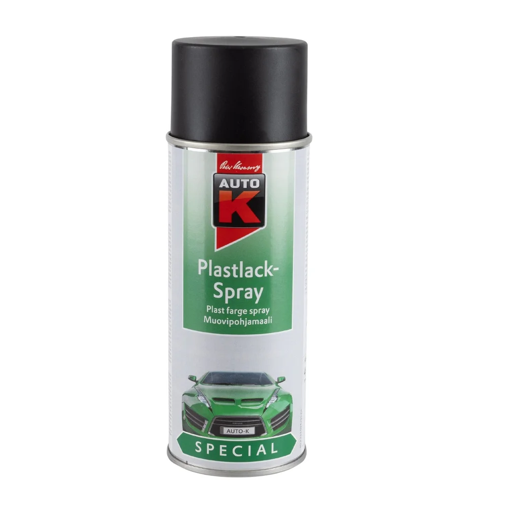 Auto-K Plastlakk svart, 400 ml v:8237003