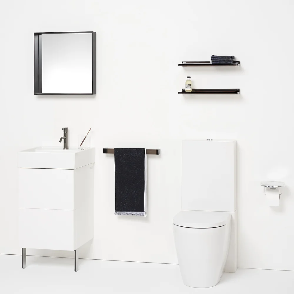 LAUFEN KARTELL HÅNDKLESTATIV 30 CM RØYKGRÅ v:7262871
