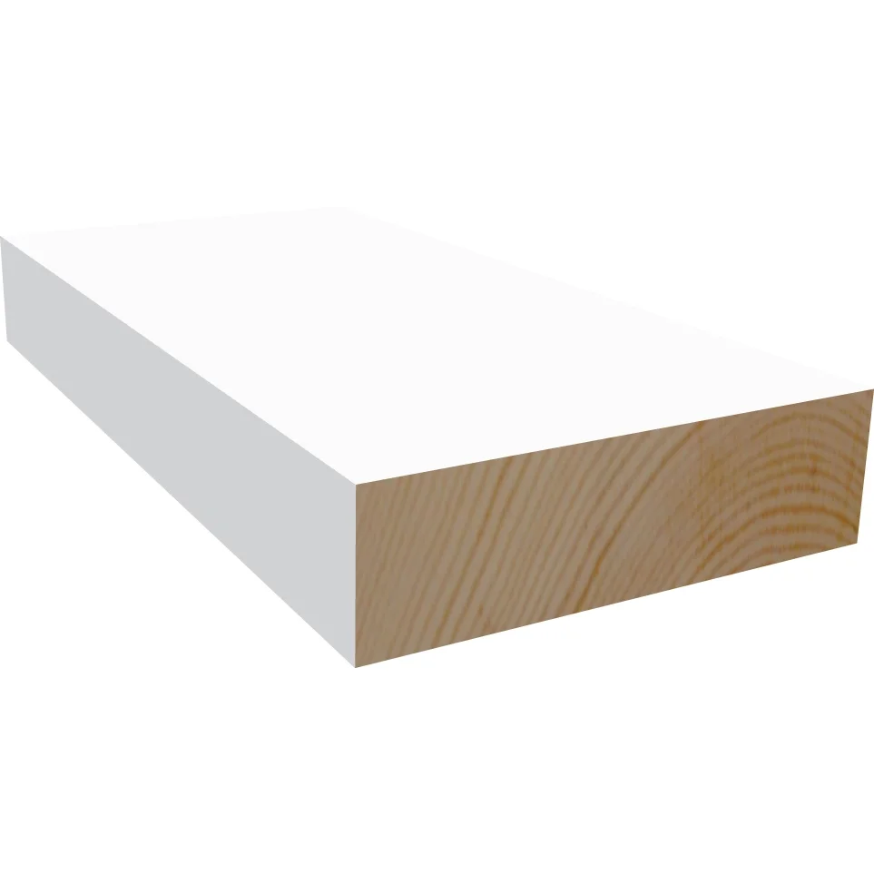 Glattkantlist furu malt hvit bomull S0502-Y 21x95x4400 mm v:5579682 Glattkantlist furu malt hvit bomull S0502-Y 21x95x4400 mm v:5579682
