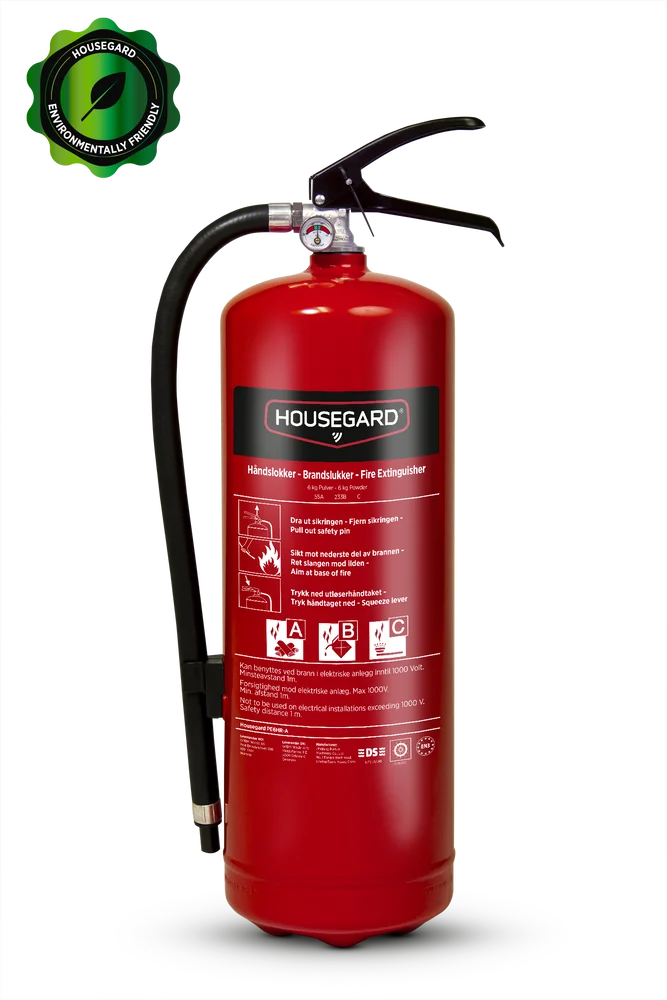 Housegard 6 kg brannslukningsapparat 55A v:8650716