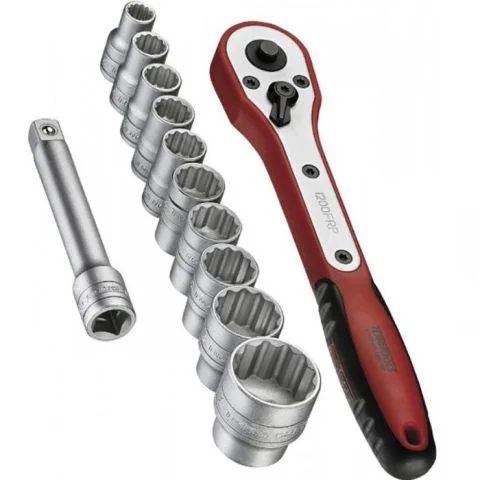 M1212N1 Teng Tools Pipenøkkelsett TT14443 M1212N1 Teng Tools Pipenøkkelsett TT14443