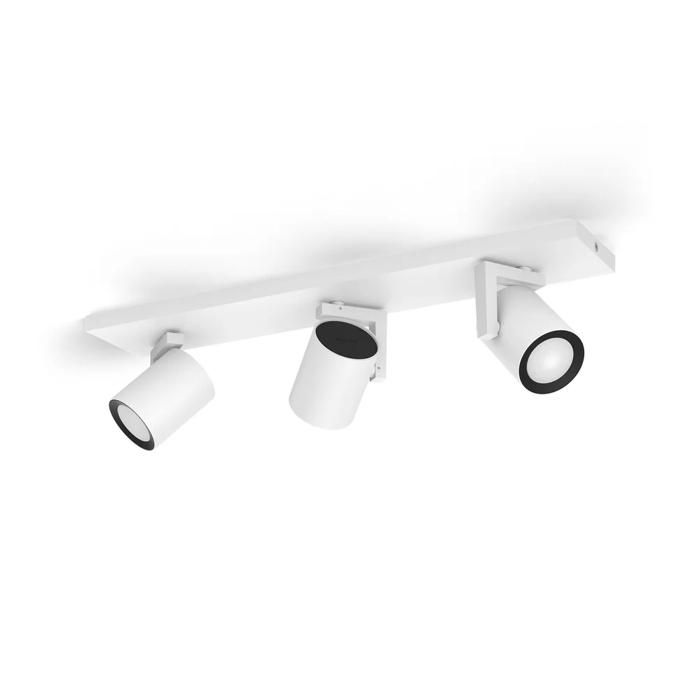 Philips Hue Spotlight tak Argenta HUE, 3x4,2W, hvit v:2631425