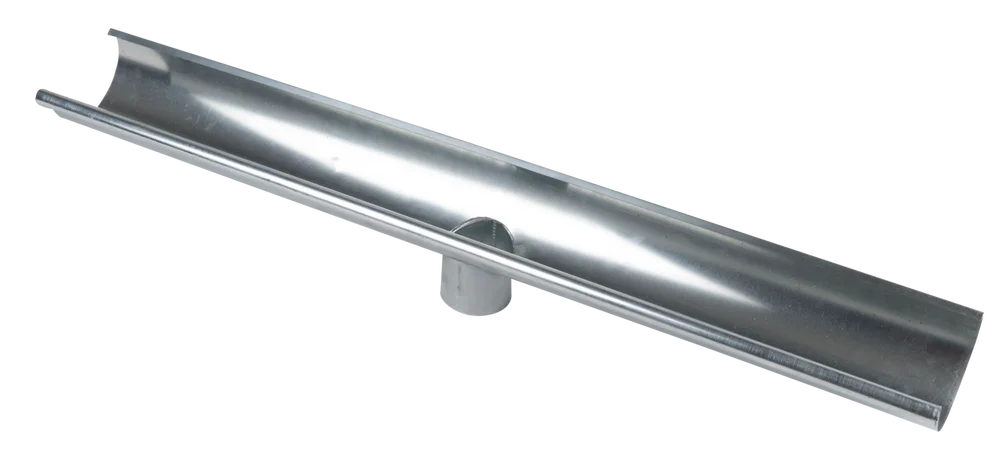 Takrenne Zink Med utløp 125/76mm 1m – Isola v:3804673 Takrenne Zink Med utløp 125/76mm 1m – Isola v:3804673