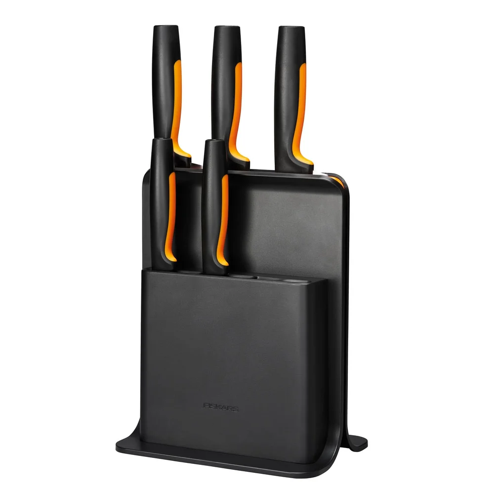 Fiskars Knivblokk i plast med 5 kniver v:4923629