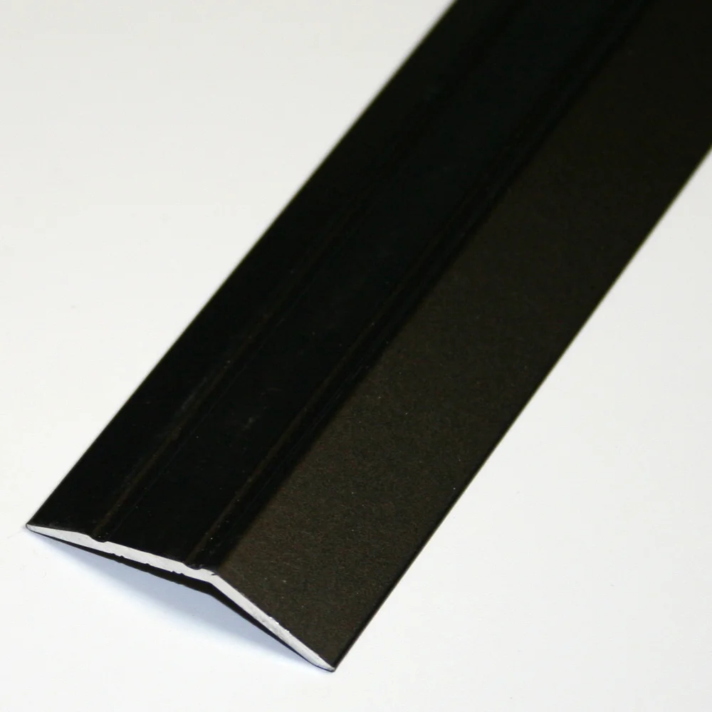 Nivålist nr 6 selvklebende aluminium 1 meter sortlakkert v:6695288