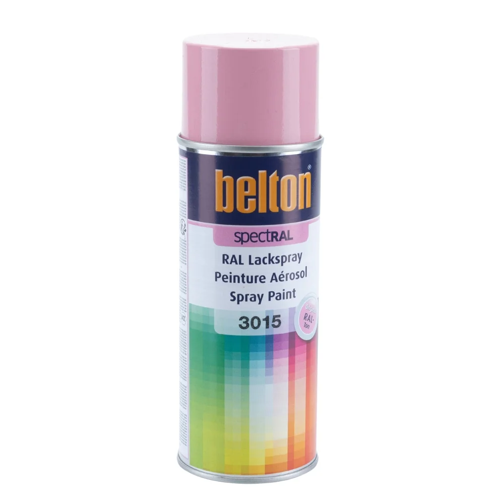 Belton Spraymaling, Lyserosa RAL 3015, 400 ml v:6338775