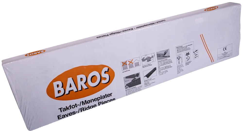 Takfot-/Møneplate Baros Sort – Isola v:9587380