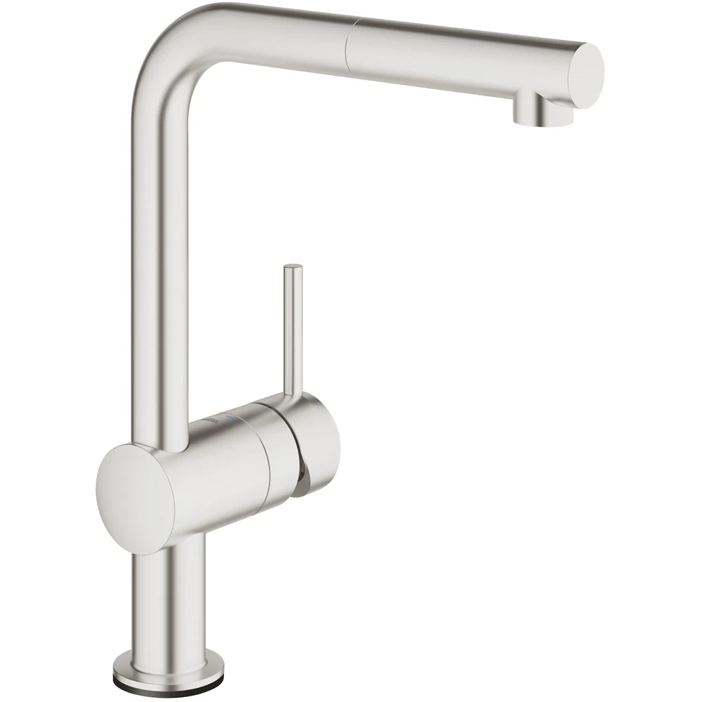 GROHE MINTA TOUCH KJØKKENARMATUR HØY M/UTREKKBAR TUT, SUPERSTEEL v:9735063 GROHE MINTA TOUCH KJØKKENARMATUR HØY M/UTREKKBAR TUT, SUPERSTEEL v:9735063