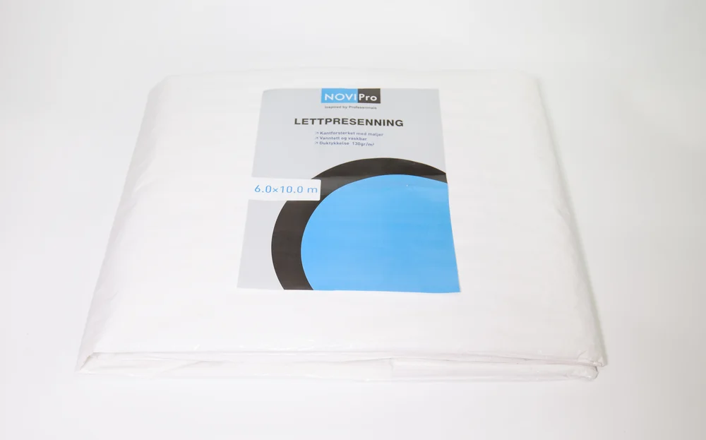 Presenning hvit 6×10 meter 130 gr/m2 v:9035908
