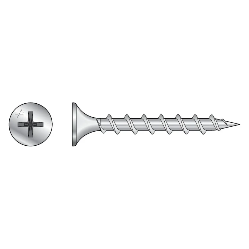 Gipsskrue QD bånd 3,9×41 mm tre grovgjenget zink 2500 stk v:1758721 Gipsskrue QD bånd 3,9×41 mm tre grovgjenget zink 2500 stk v:1758721