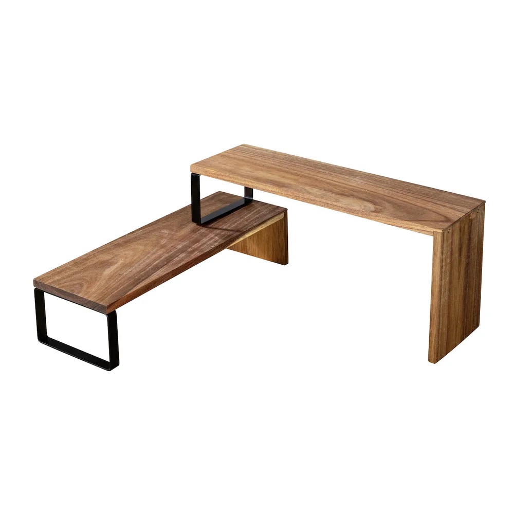 WENKO OUTDOOR VALI KJØKKENHYLLE ACACIA TRE v:6239327