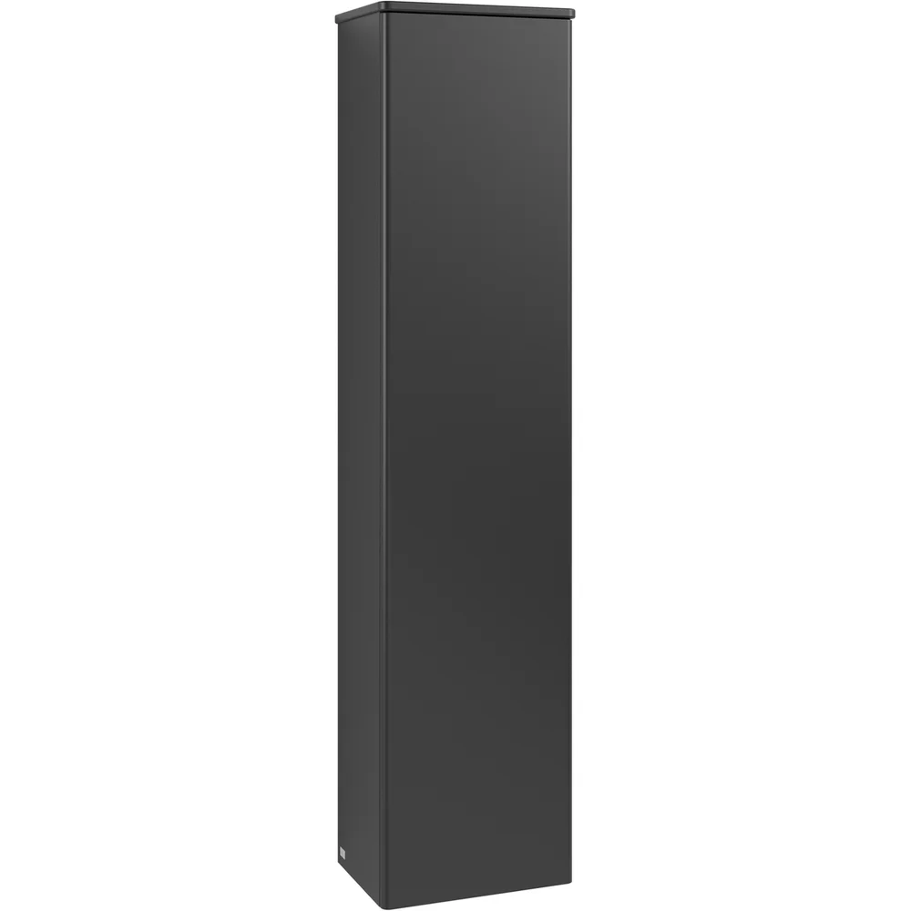 V&B ANTAO HØYSKAP 1 DØR GLATT 414X1719X287 HØYRE MATT SORT v:4561220