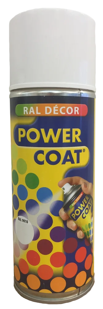Dekorspray ral decor ral9010 400ml spray, ren hvit v:5919653