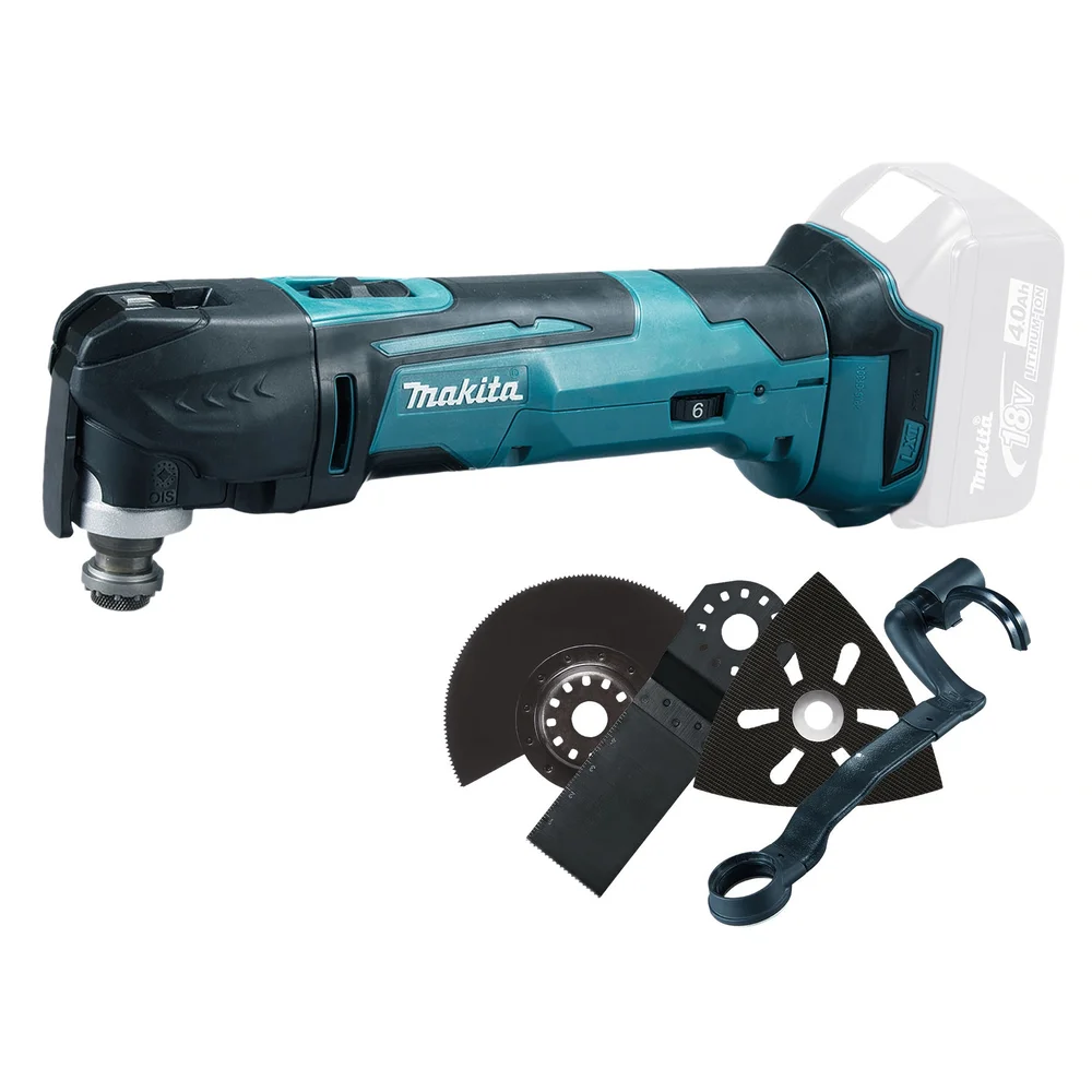 Makita Multiverktøy LXT DTM51ZJX1, med tilbehør, uten batteri & lader v:7053036