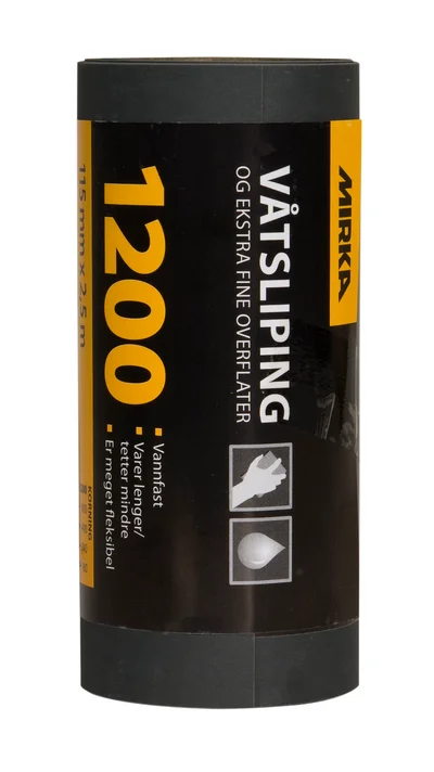 Sliperull EcoWet Våtslip P1200 115x2500mm – Mirka v:7358580