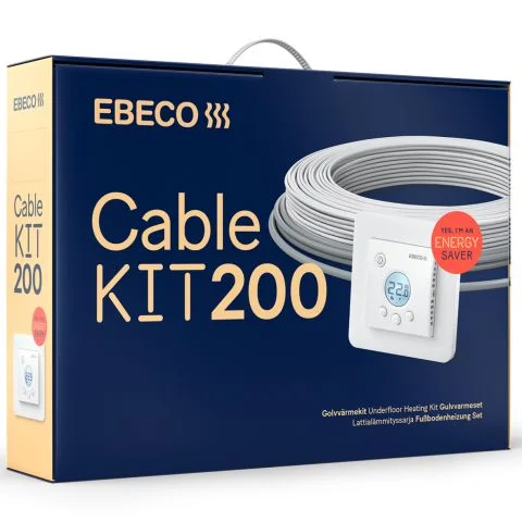 Cable Kit 200 Ebeco Gulvvarmesett 3084304