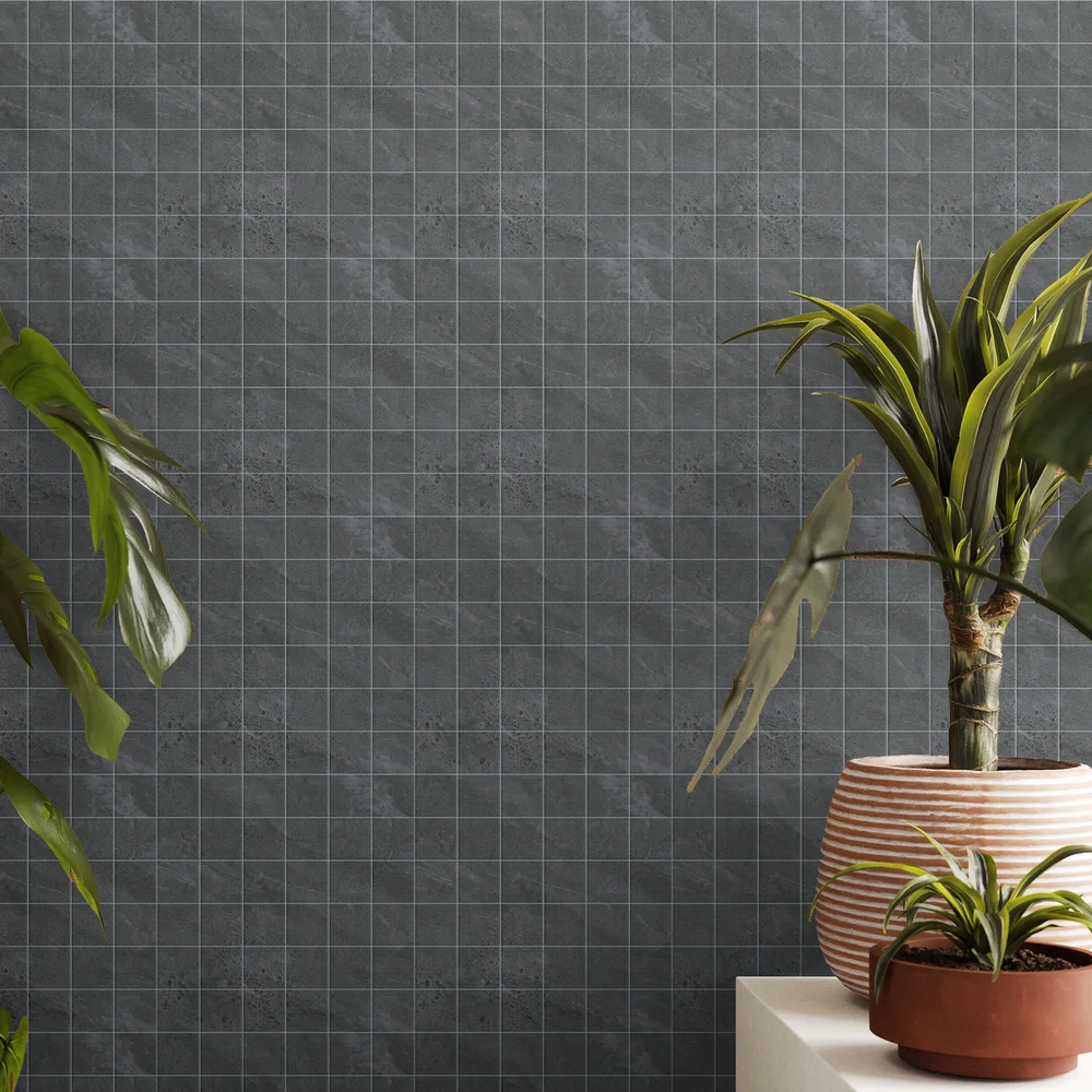 TERRA ANTRACITE MOSAIKK 5X5 9,5MM v:8277901 TERRA ANTRACITE MOSAIKK 5X5 9,5MM v:8277901