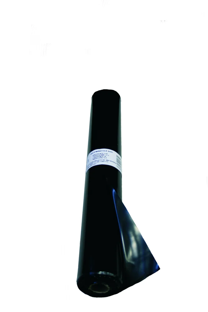 Mønefolie 0,5×25 mm 0,15 mm 12,5 m2 sort 220rl/pall v:2198314