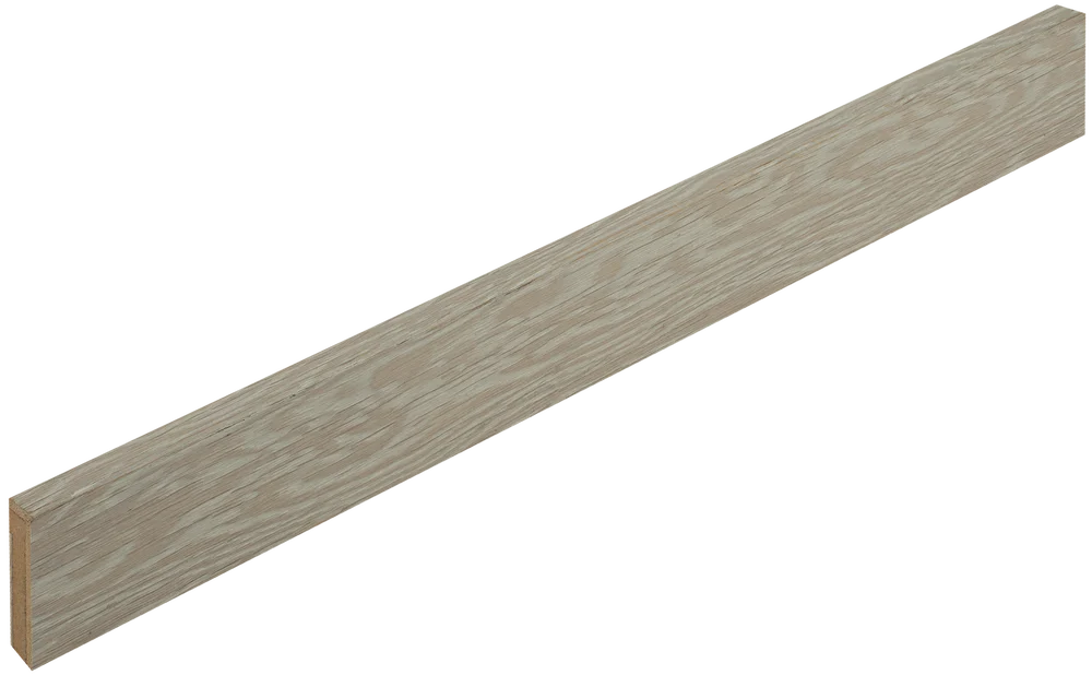 Gulvlist eik børstet hvit purelakk 14x55x2180 v:3386688