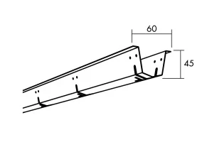 DISTANSEPROFIL 0570 L=2450 ECOPHON v:9315798