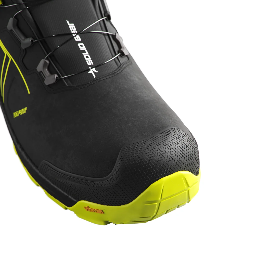 Solid Gear Vapor 3 GTX MID vernesko sort/grønn str 45 v:9835889