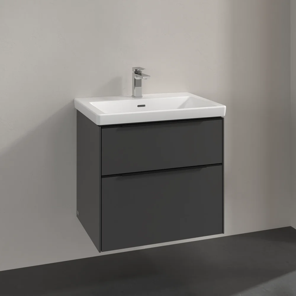 V&B SUBWAY 3.0 SERVANTSKAP 62X57 BLACK GRAPHITE HÅNDTAK I VOLCANO v:9358346