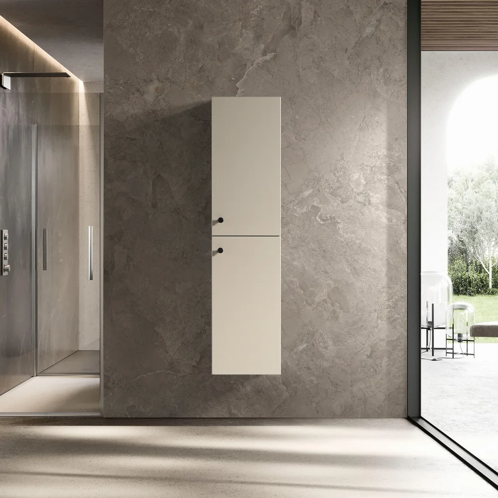 LIND CREMA HØYSKAP HØYRE 40 BEIGE v:7931329