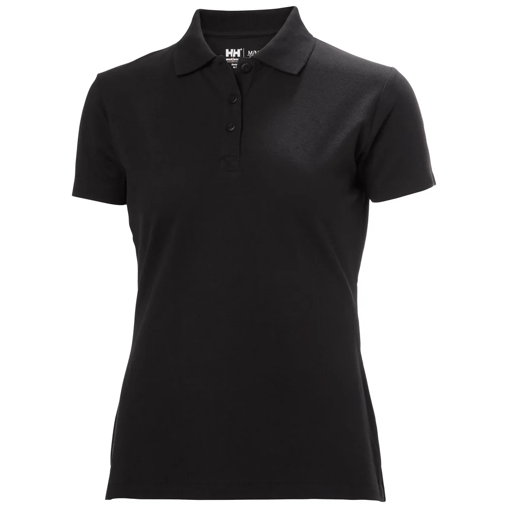 Helly Hansen Workwear Polo-shirt Manchester dame, svart, str M v:6778621