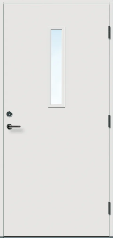 Ytterdør 90x190 Kjeller hvit høyre v:4455847