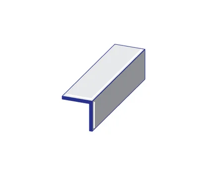 VINKELLIST 20X020X2600 PVC HVIT v:1677371