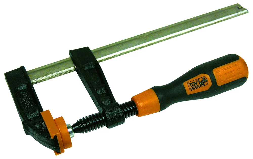 Q-tools tvinge 80x200 | robust skrutvinge med 80 mm kjeft og 200 mm åpning v:1486361