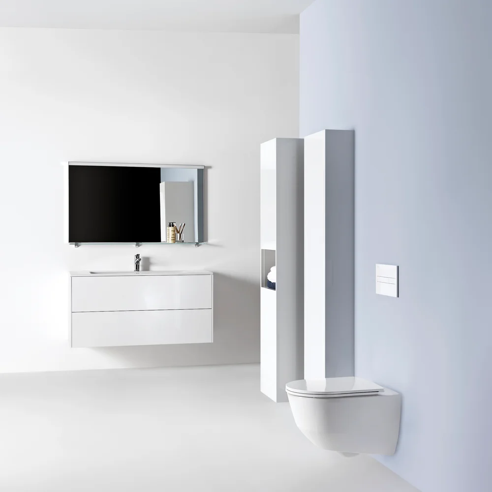 LAUFEN BASE BADEROMSMØBEL 120 MATT HVIT v:2343874