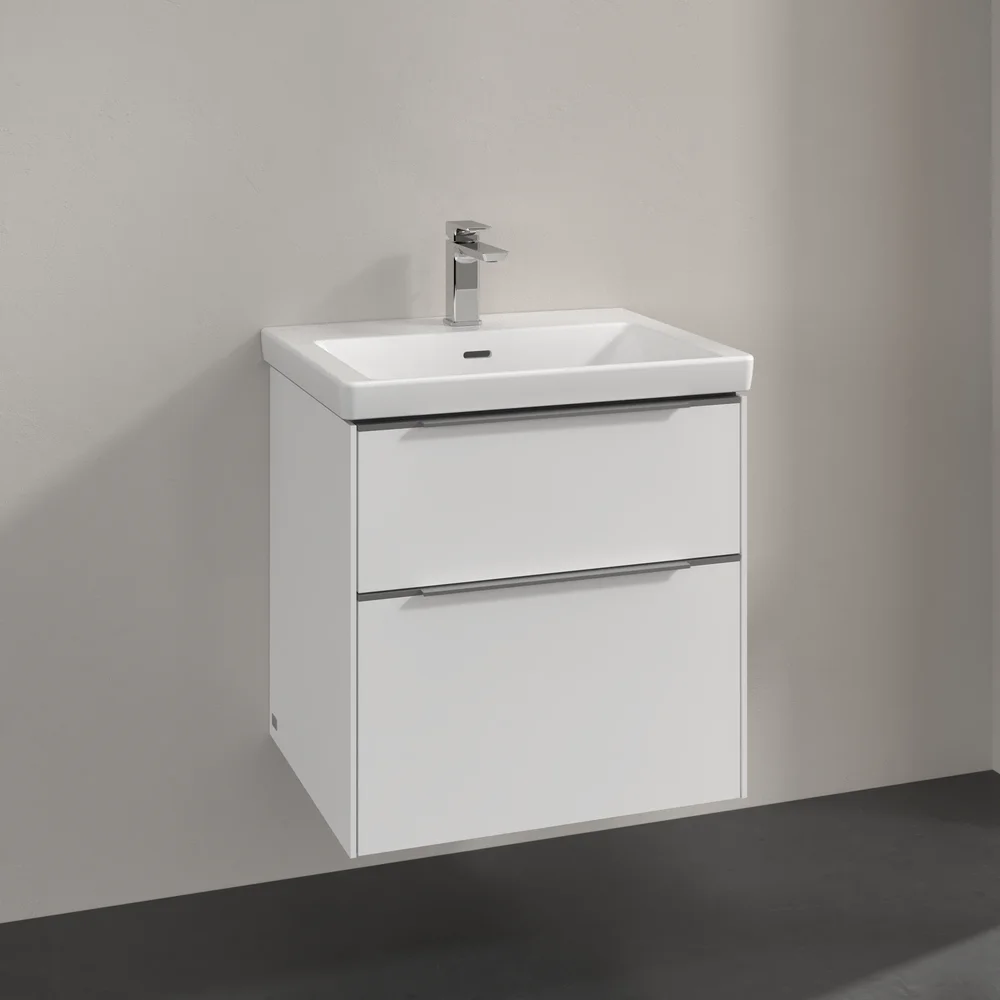 V&B SUBWAY 3.0 SERVANTSKAP 57X47 BRILLIANT WHITE HÅNDTAK I KROM v:4993825