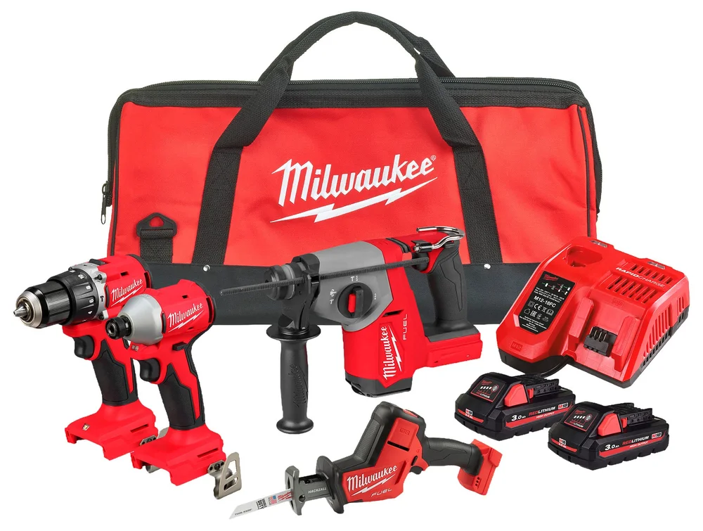 MILWAUKEE POWERPACK M18 FPP4SEB-302B v:4173090 MILWAUKEE POWERPACK M18 FPP4SEB-302B v:4173090