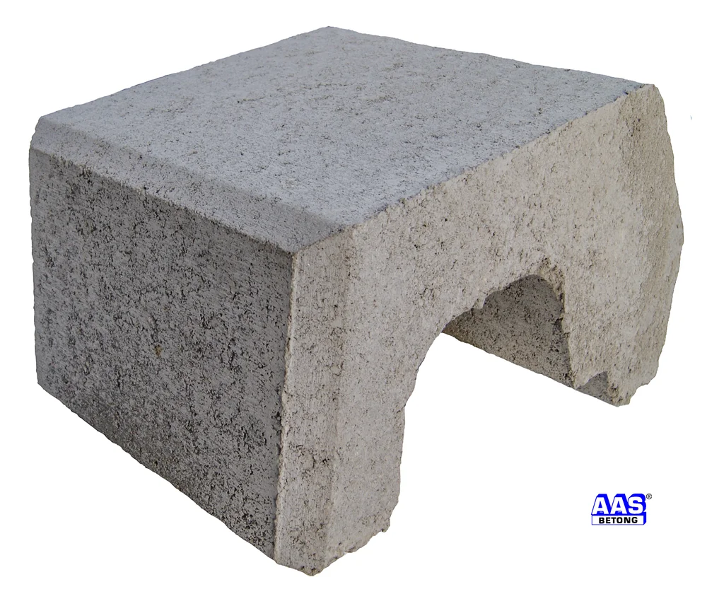 Aas mini støttemur normal glatt grå 25×33,7×17 v:6874212
