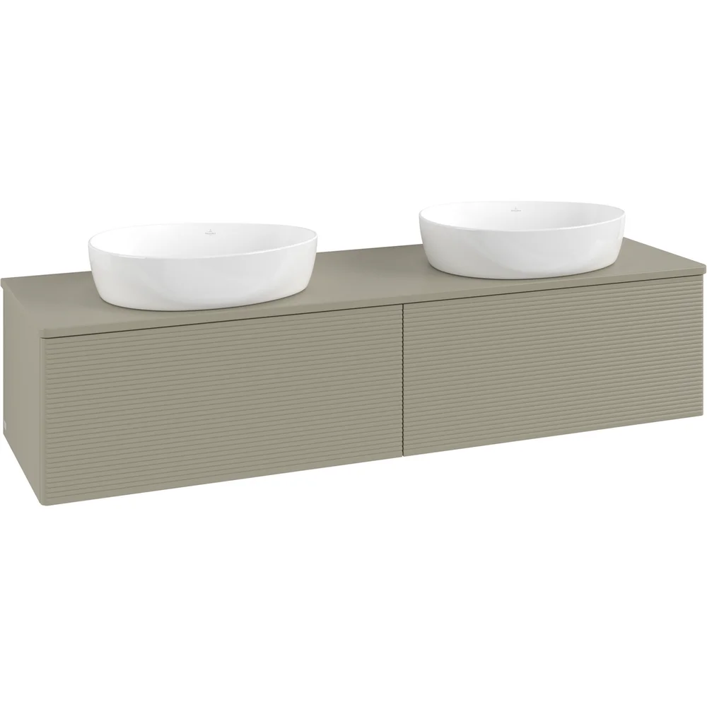 V&B ANTAO SERVANTSKAP 2 SKUFFER RILLET 1600X360X500 FOR 2 SERV. M/KRANHULL M/LYS STENGRÅ v:3268242