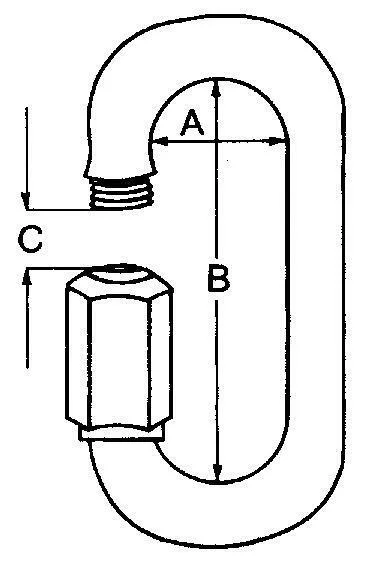 GUNNEBO SKJØTELENKE QUICK LINK 5MM v:5212312