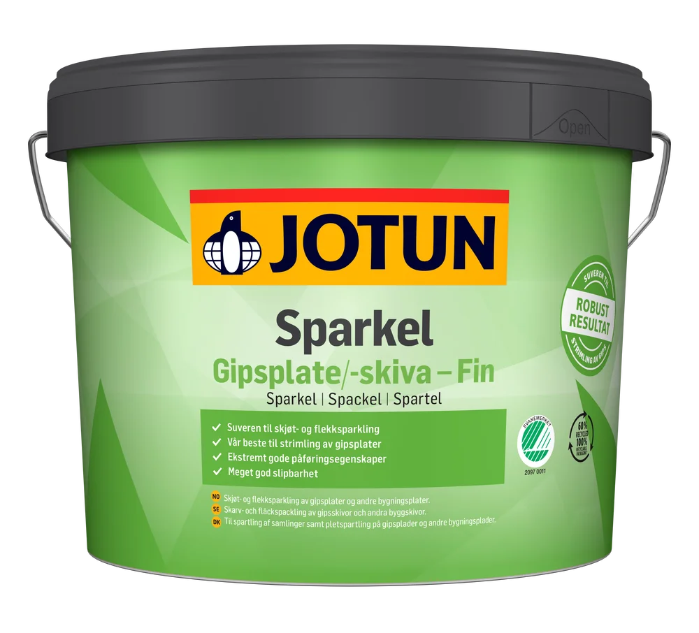 Sparkel gipsplate fin 10 liter v:3915602