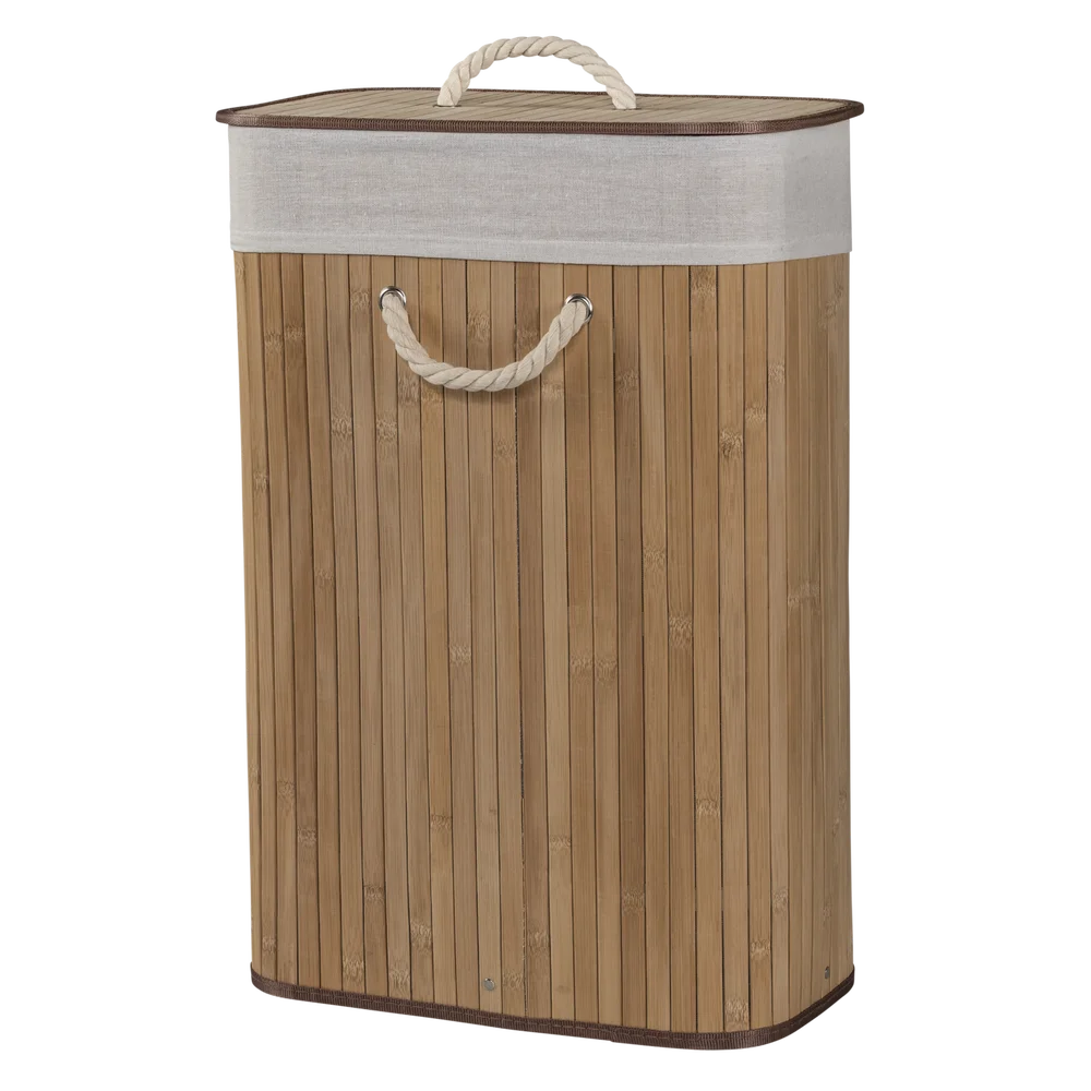 SKITTENTØYKURV BAMBOO NATUR v:4453469