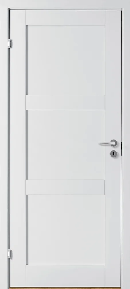 Innerdør 80x200 Stil 3 hvit v:1621430