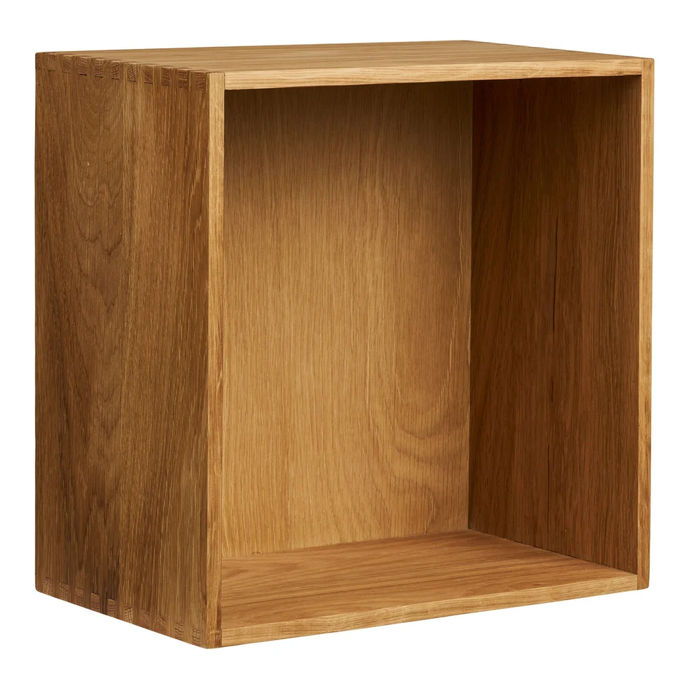 HOUSE NORDIC TOWNSVILLE VEGGHYLLE EIK 18X30X30 CM v:8859988