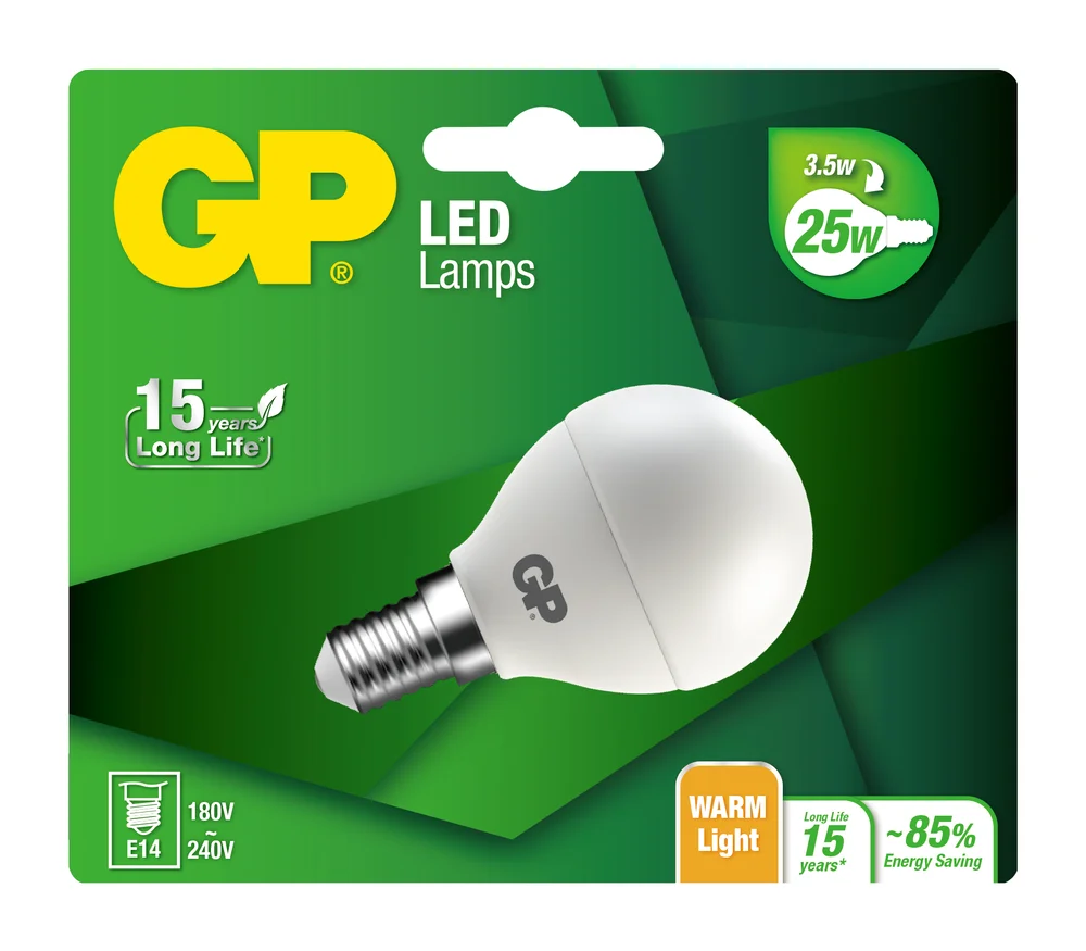 Lyspære led mini globe E14 3.5W-25W v:6927769