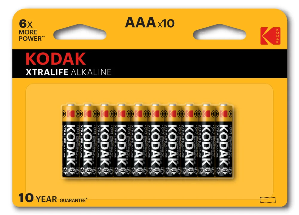 Batteri xtralife alk aaa 10pkkodak alkaline lr03 1,5v v:1489990