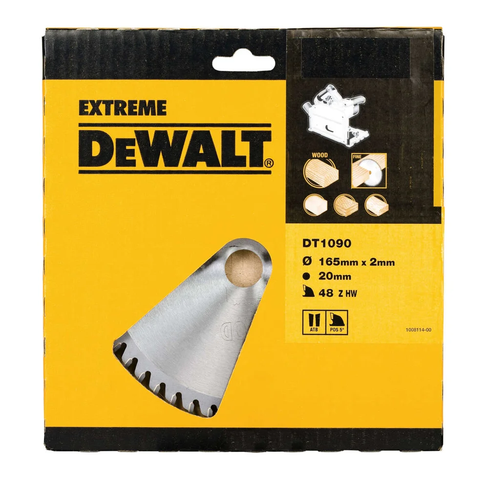 DeWalt DT1090 165X20XT48 sagblad v:1107283