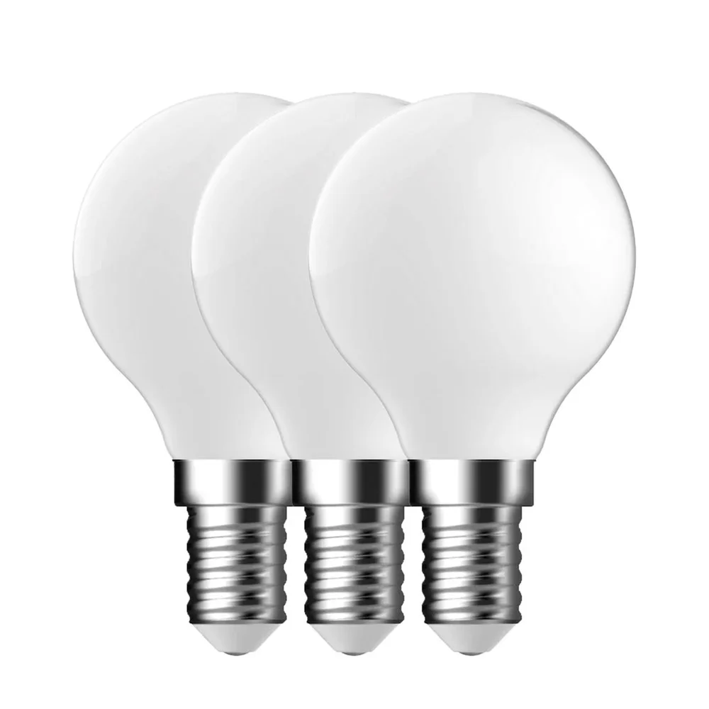 ENERGETIC PÆRE E14 FILAMENT G45 4W 470LM 2700K HVIT – 3 PK v:3786913