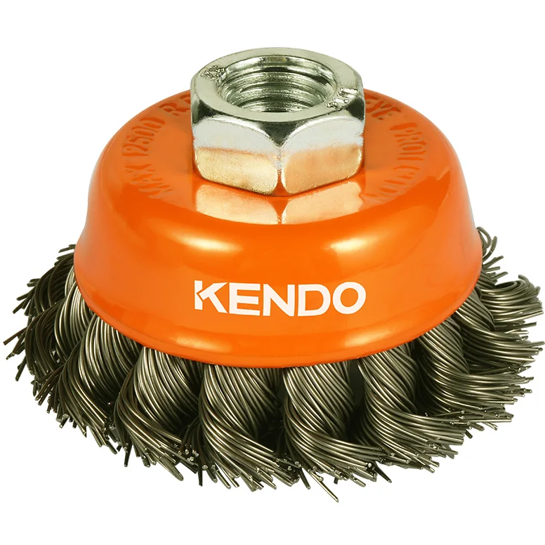 KENDO STÅLBØRSTE 65MM TIL M14 SPINDEL v:2163413 KENDO STÅLBØRSTE 65MM TIL M14 SPINDEL v:2163413