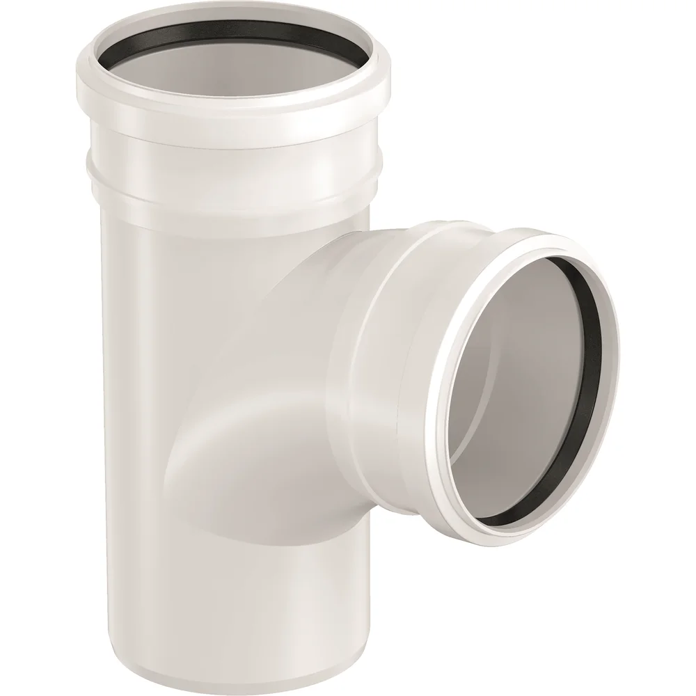 UPONOR DECIBEL GRENRØR 110/110-88.5 2 MUFFER SVING HTP HVIT v:4662131