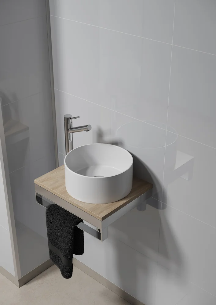 Athen White baderomspanel 60×40 cm v:9646419